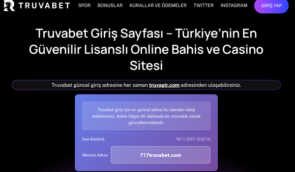 Truvabet Giriş Adresi